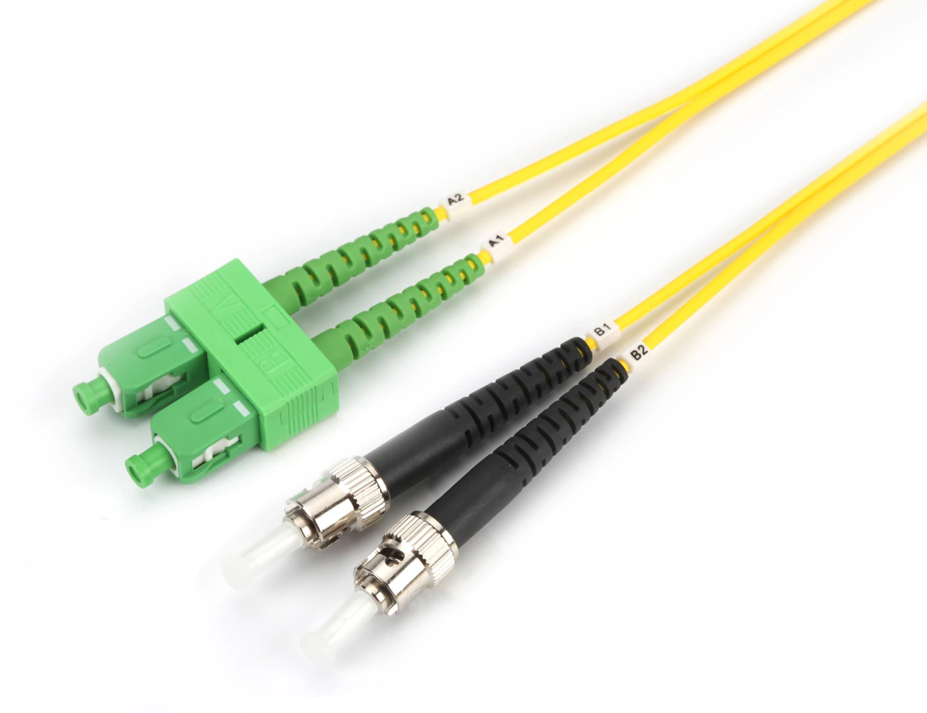 SC/APC-ST/PC 9/125 SM DX L:X FO PATCHCORD