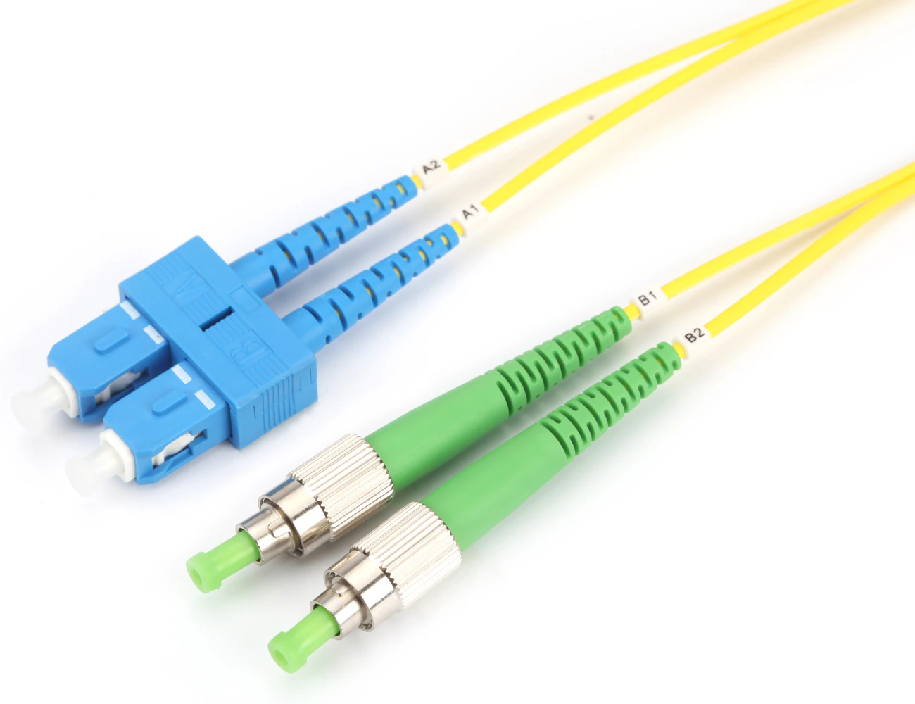 SC/PC-FC/APC 9/125 SM DX L:X FO PATCHCORD