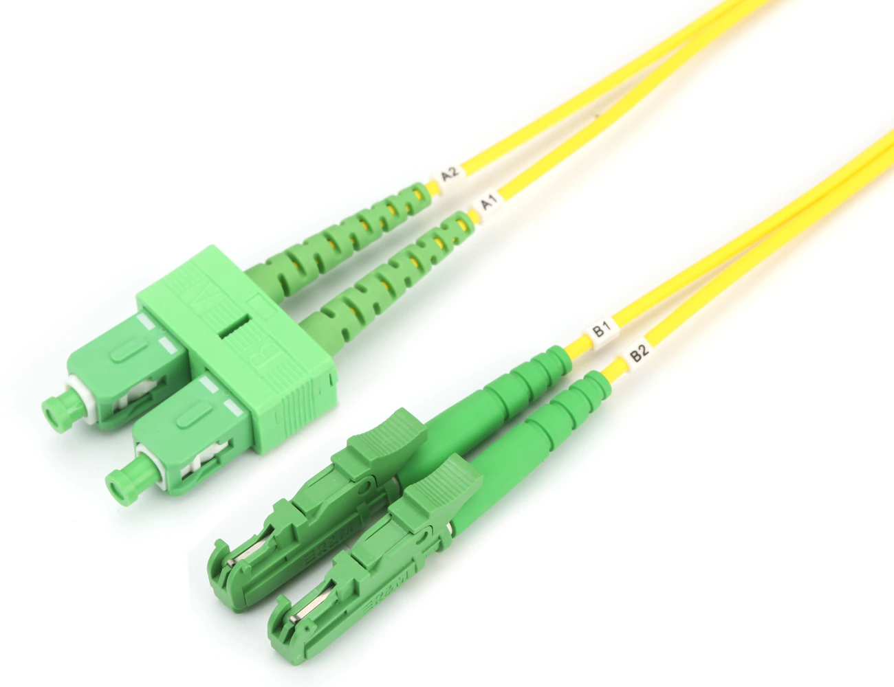 SC/APC-E2000/APC 9/125 SM DX L:X FO PATCHCORD