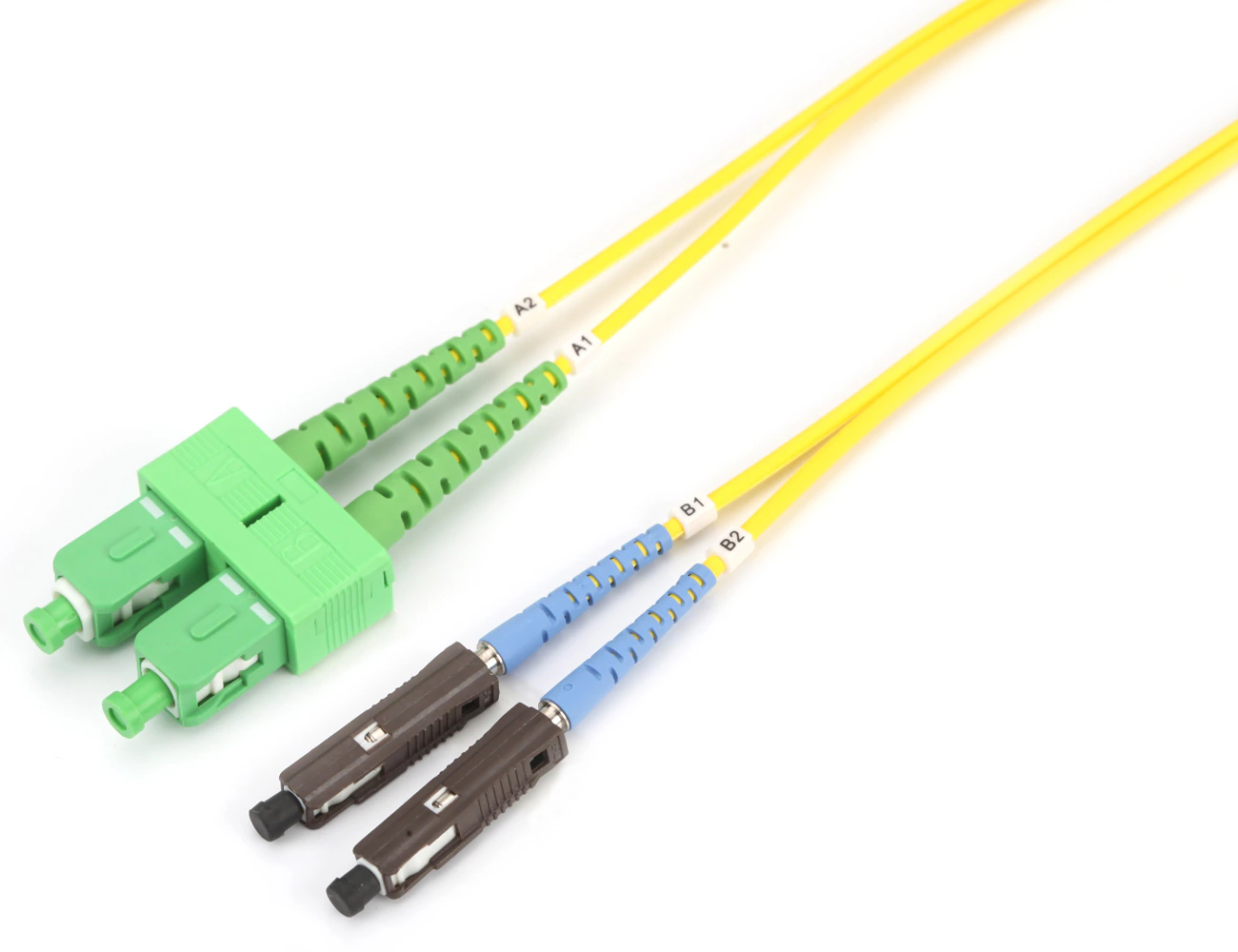 SC/APC-MU/PC 9/125 SM DX L:X FO PATCHCORD