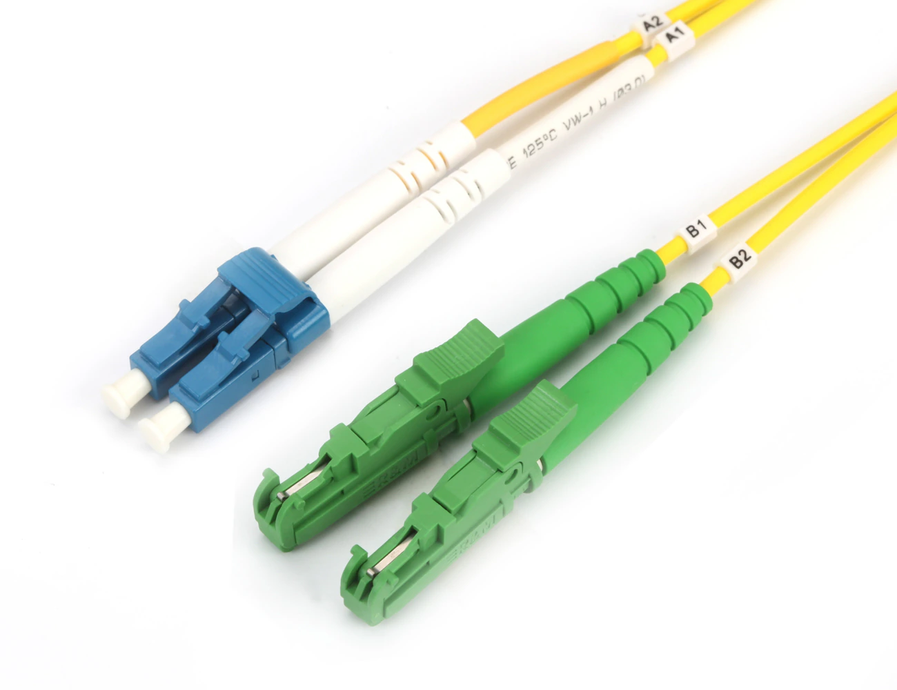 LC/PC-E2000/APC 9/125 SM DX L:X FO PATCHCORD