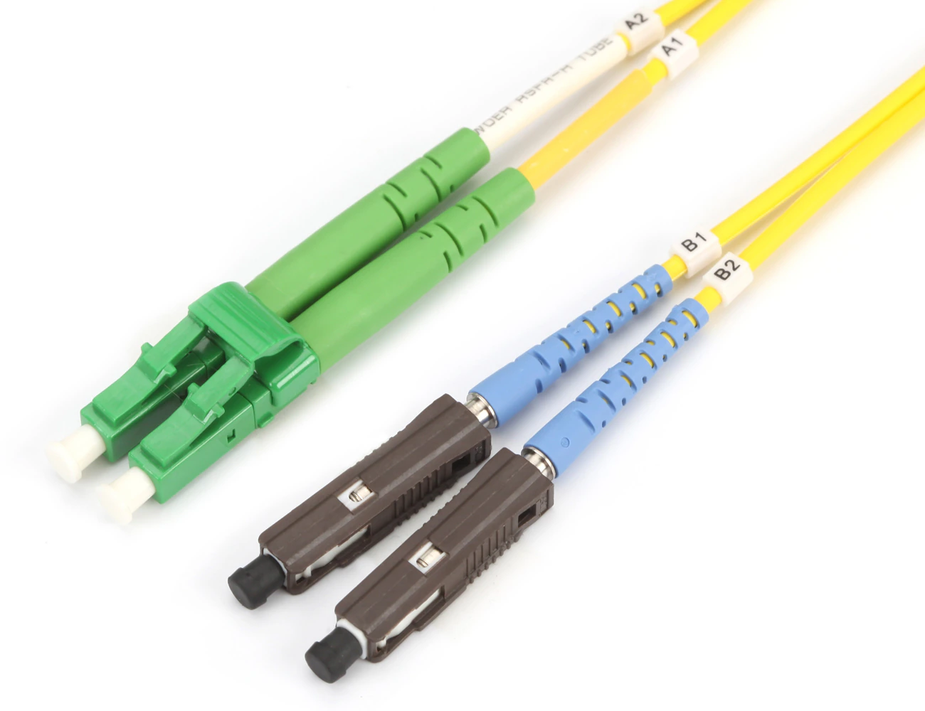 LC/APC-MU/PC 9/125 SM DX L:X FO PATCHCORD