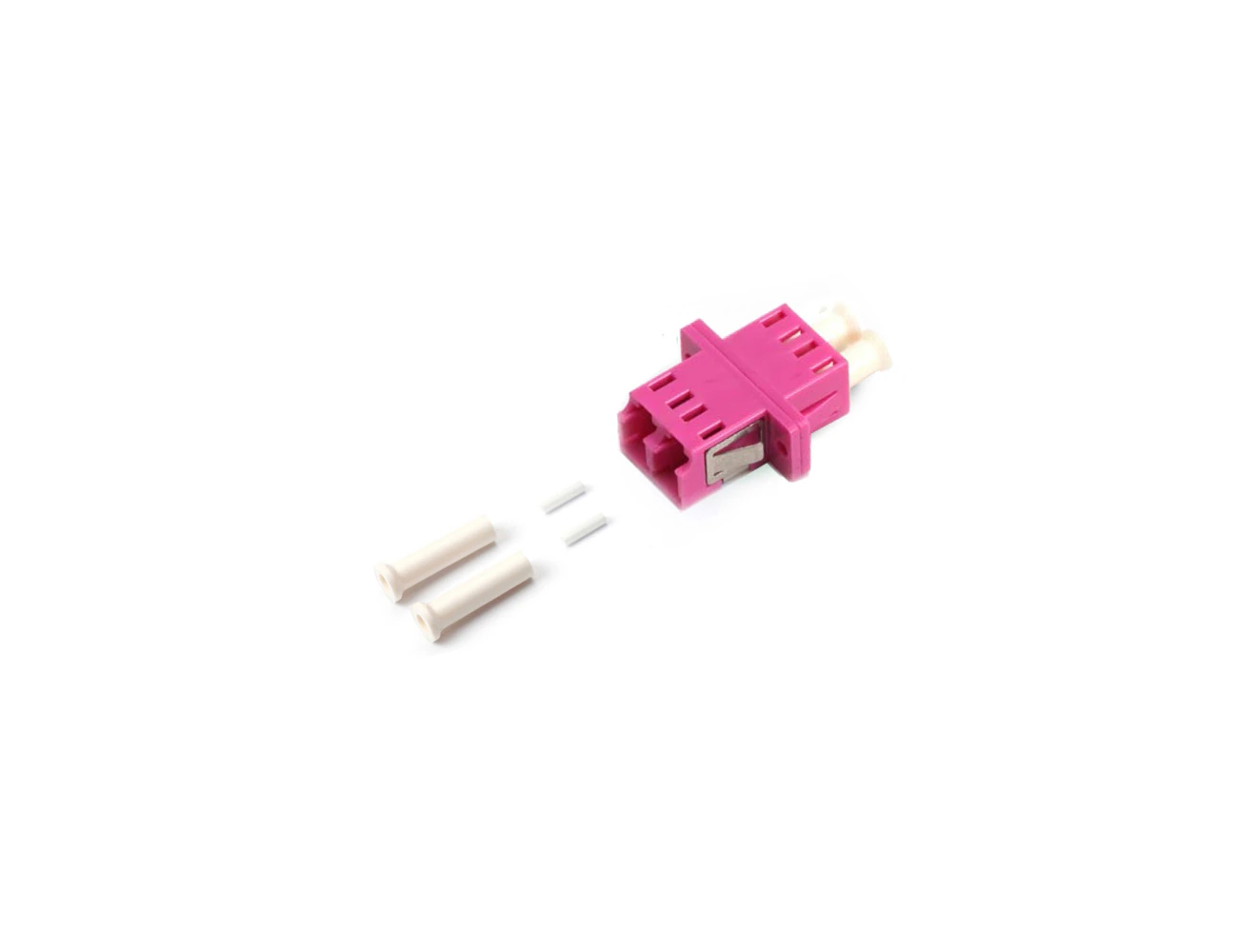 LC/PC MM OM4 DX PLASTIC FOOTPRINT ADAPTER