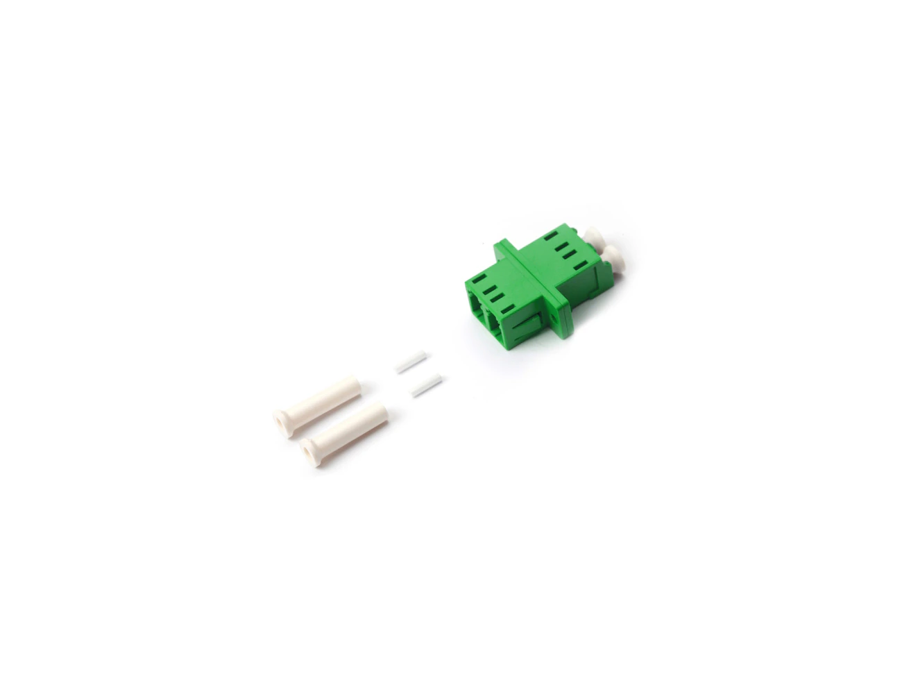 LC/APC SM DX PLASTIC FOOTPRINT ADAPTER