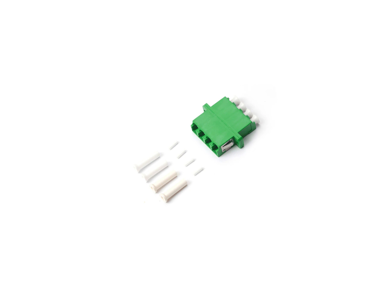 LC/APC SM QX PLASTIC QUADREX ADAPTER