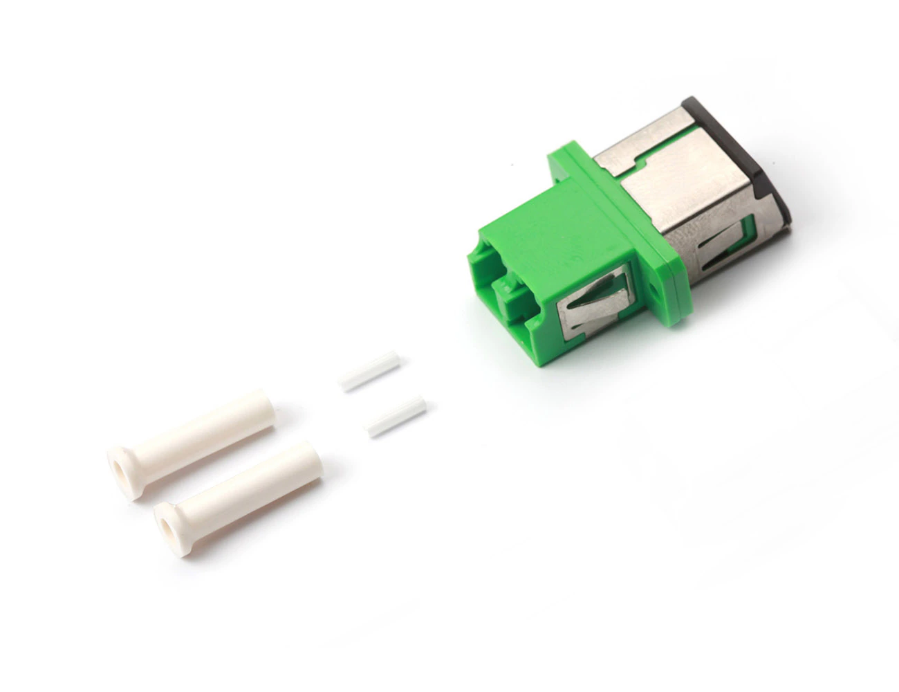 LC/APC SM DX PLASTIC SHUTTER LONG ADAPTER