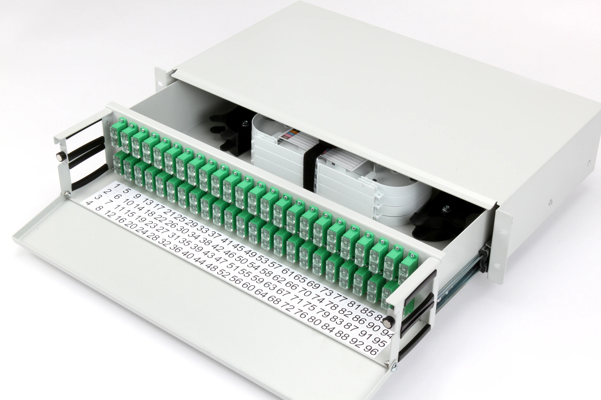 2U 19’’ 96 Port SC DX RAYLI PANEL