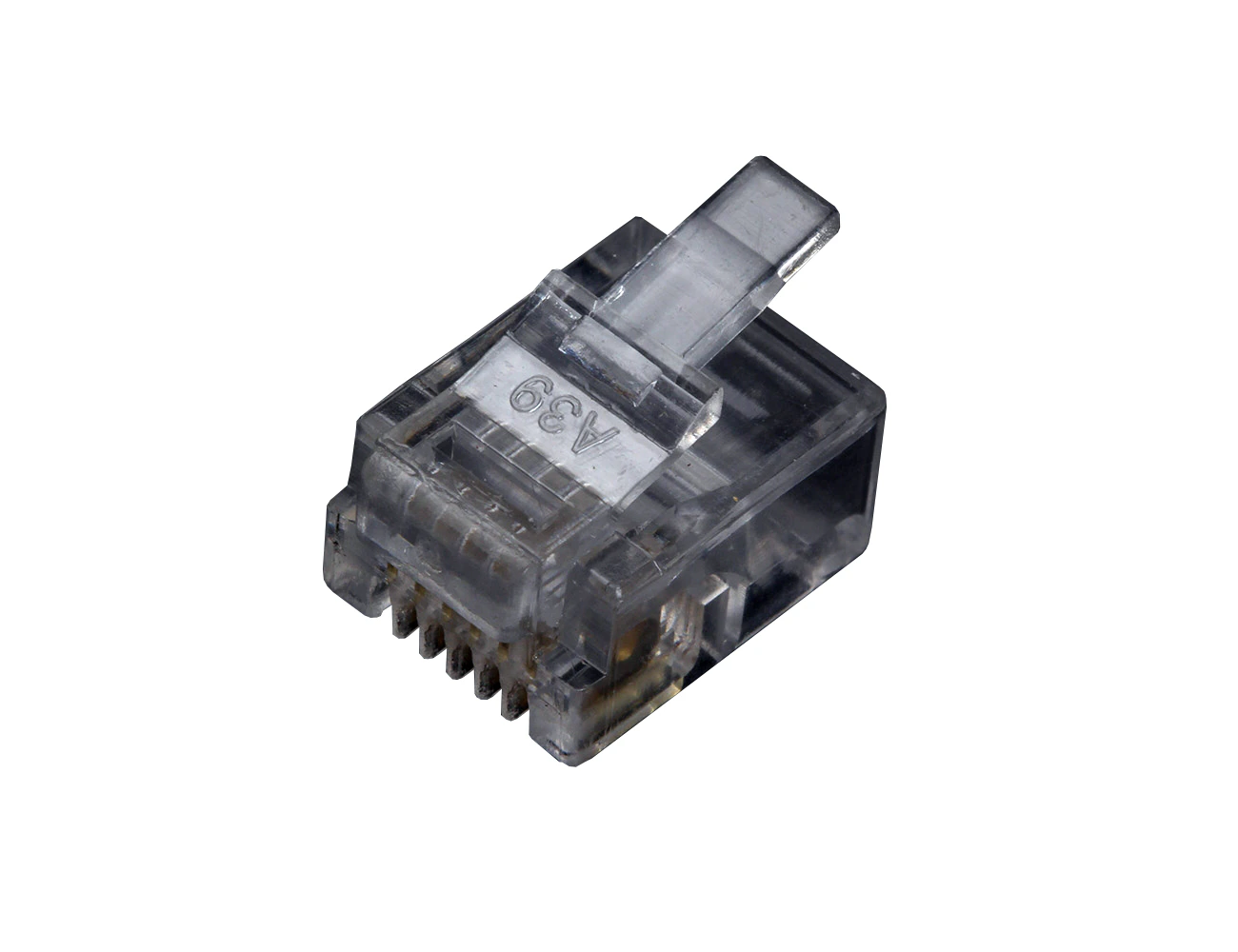 RJ11/12 6P6C Plug 30 μM