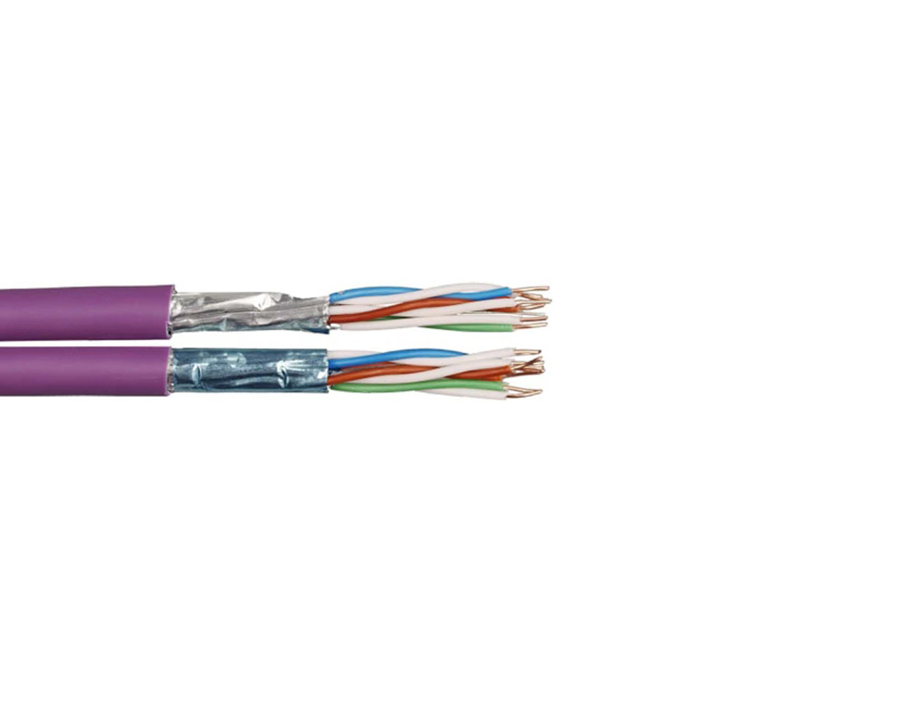 F-FTP CAT6a Dual LSZH Cable