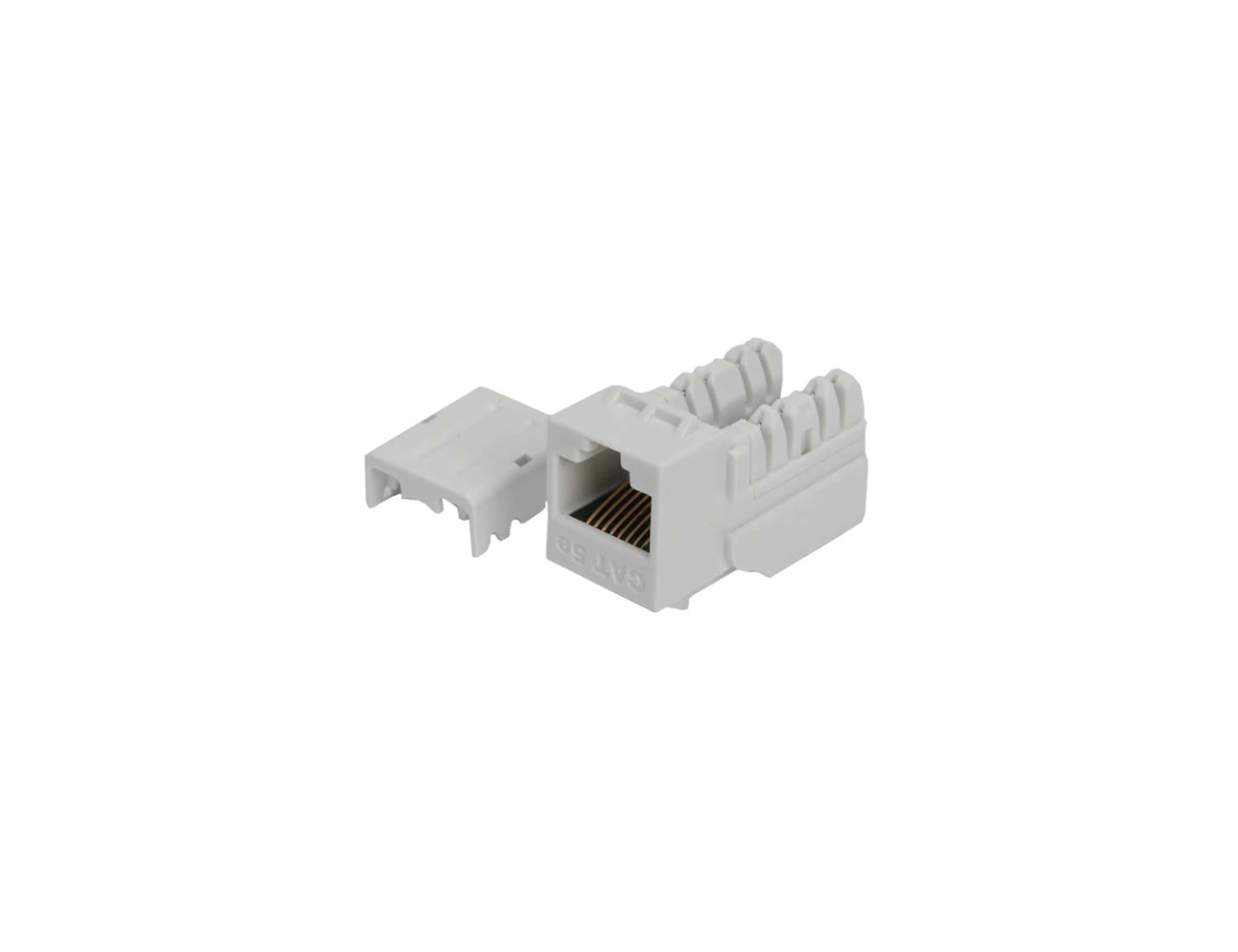 CAT5e UTP 90° KEYSTONE JACK ( WITH QUICK TOOL )