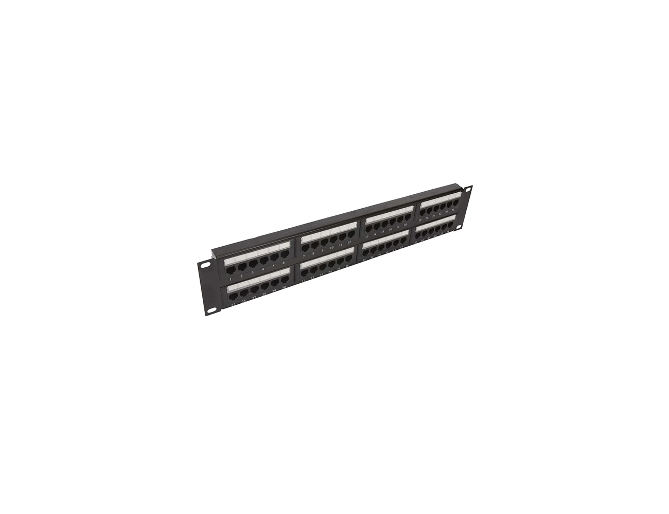 2U 48 Port UTP Cat5e Patchpanel ( 110 Krone IDC - Horizontal )
