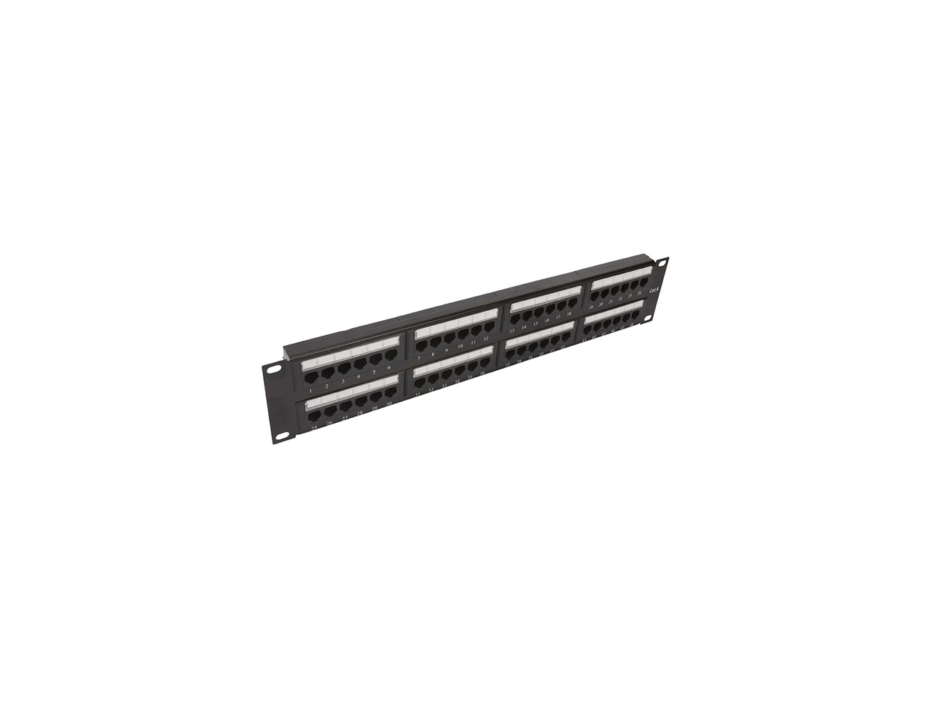 2U 48 Port UTP Cat6 Patchpanel ( 110 Krone IDC - Horizontal )
