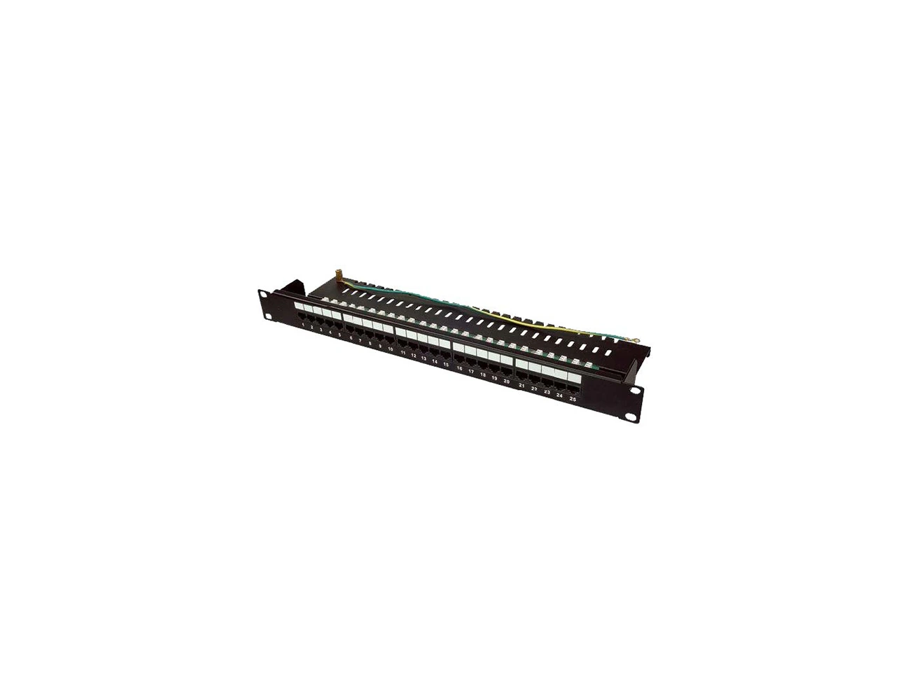 1U 25 Port UTP Cat3 ISDN Patchpanel