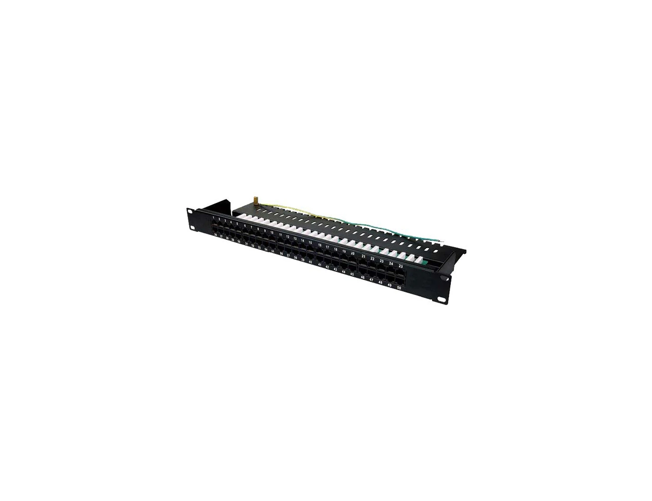 1U 50 Port UTP Cat3 ISDN Patchpanel
