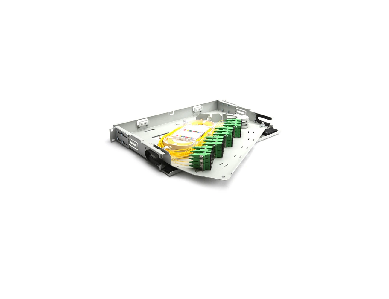 1U 19' 48 Port SC/APC SM Simplex Swing Rack Type Patchpanel (Full)