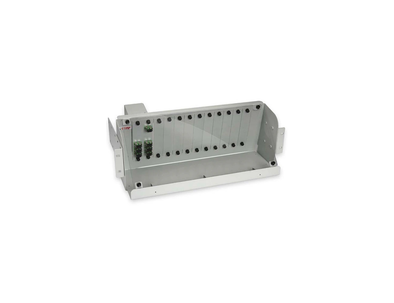 4U 1*6 PLC SC/APC Splitter Box With Organizer
