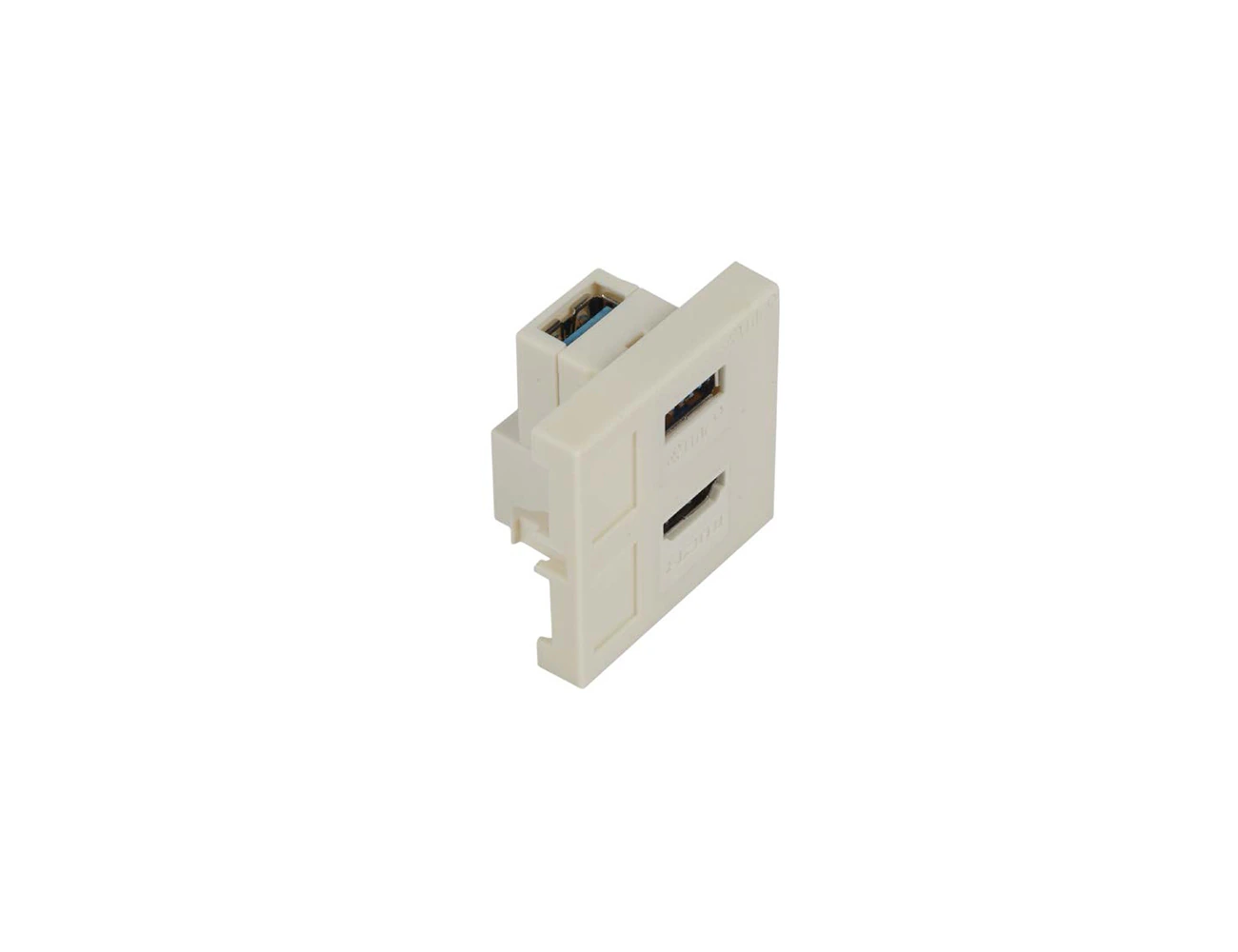 45x45 2 Port HDMI&USB 3.0 Face Plate ( Full Loaded )