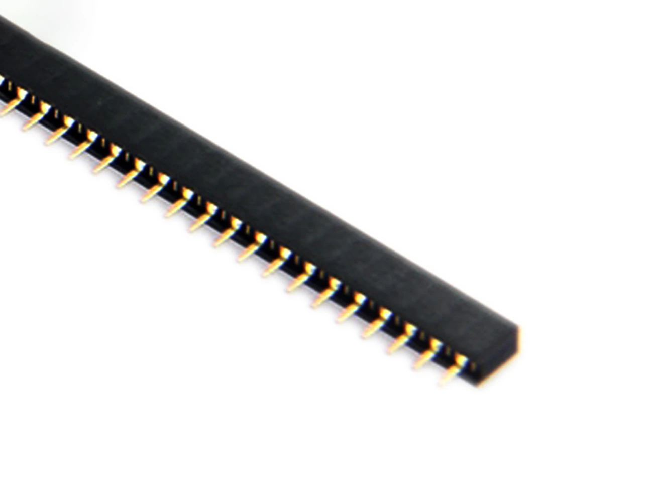 1x40 Pin 1.27mm Single Row SMD Pcb Type Right Angle Female Pin Header