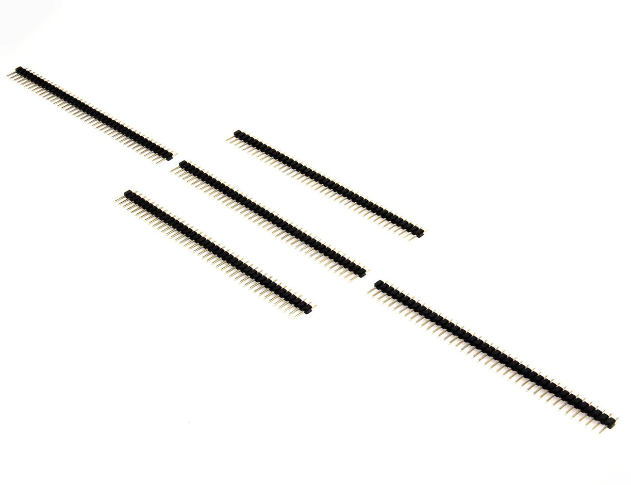 1x40 Pin 2.00mm Single Row SMD Pcb Type Right Angle Male Pin Header