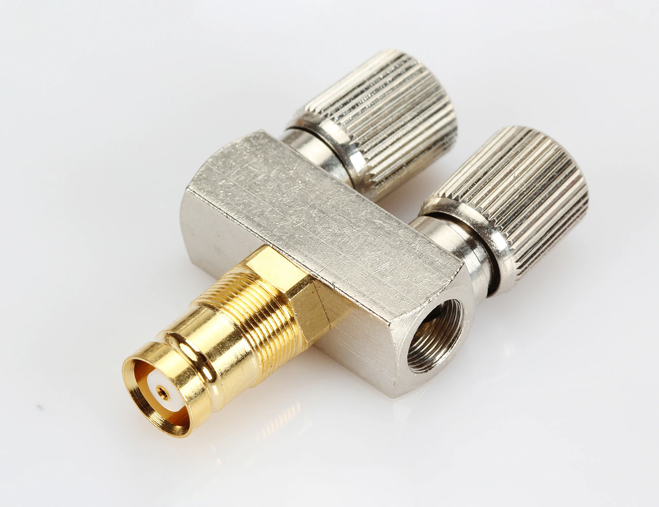 1.6/5.6 Double Male to Female T Adaptor