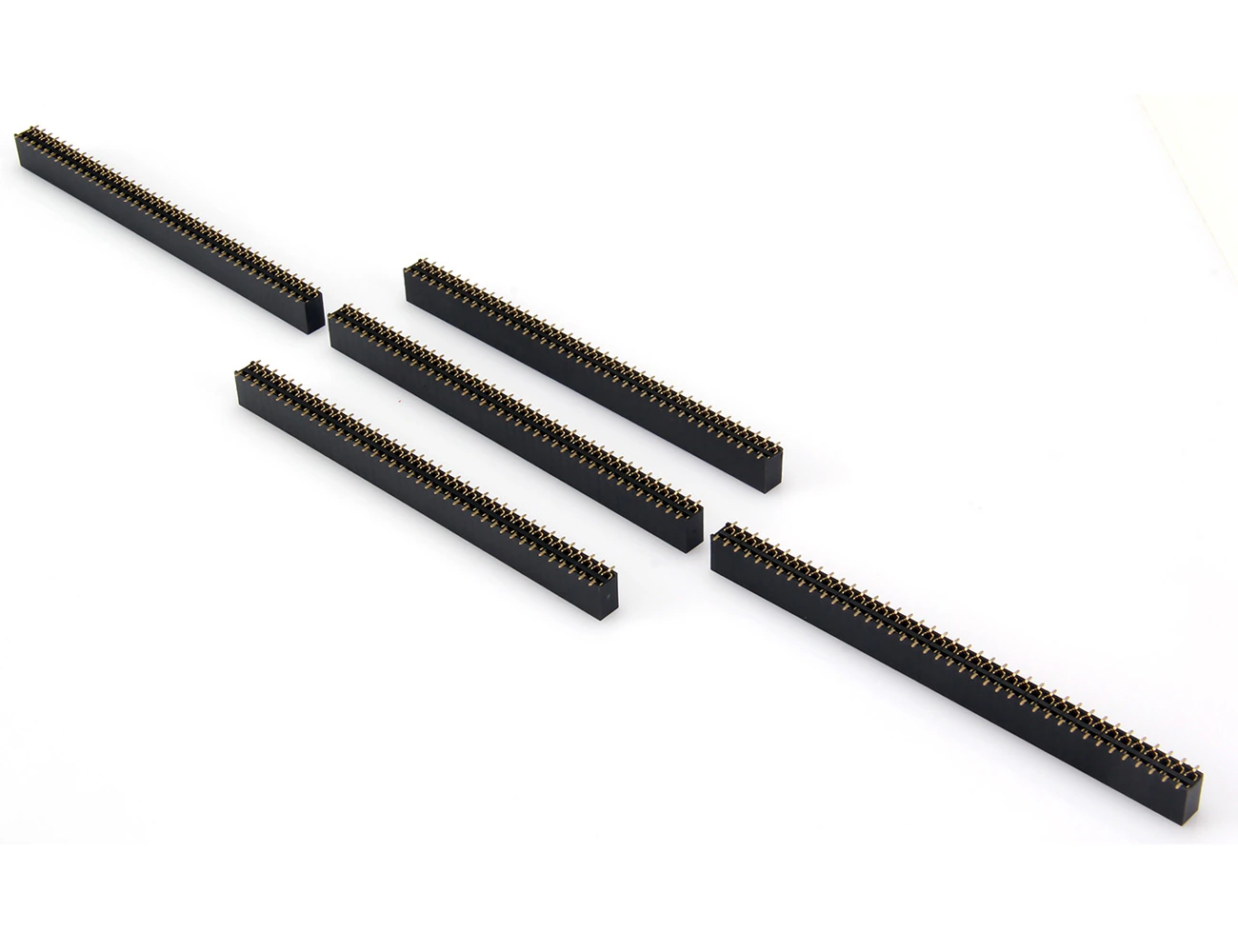 2x40 Pin 1.27mm Dual Row DIP Pcb Type Straight Female Pin Header
