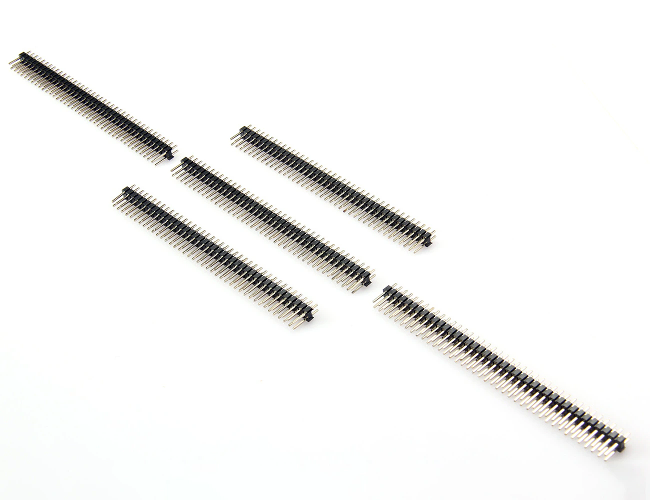 2x40 Pin 1.27mm Dual Row DIP Pcb Type Straight Male Pin Header