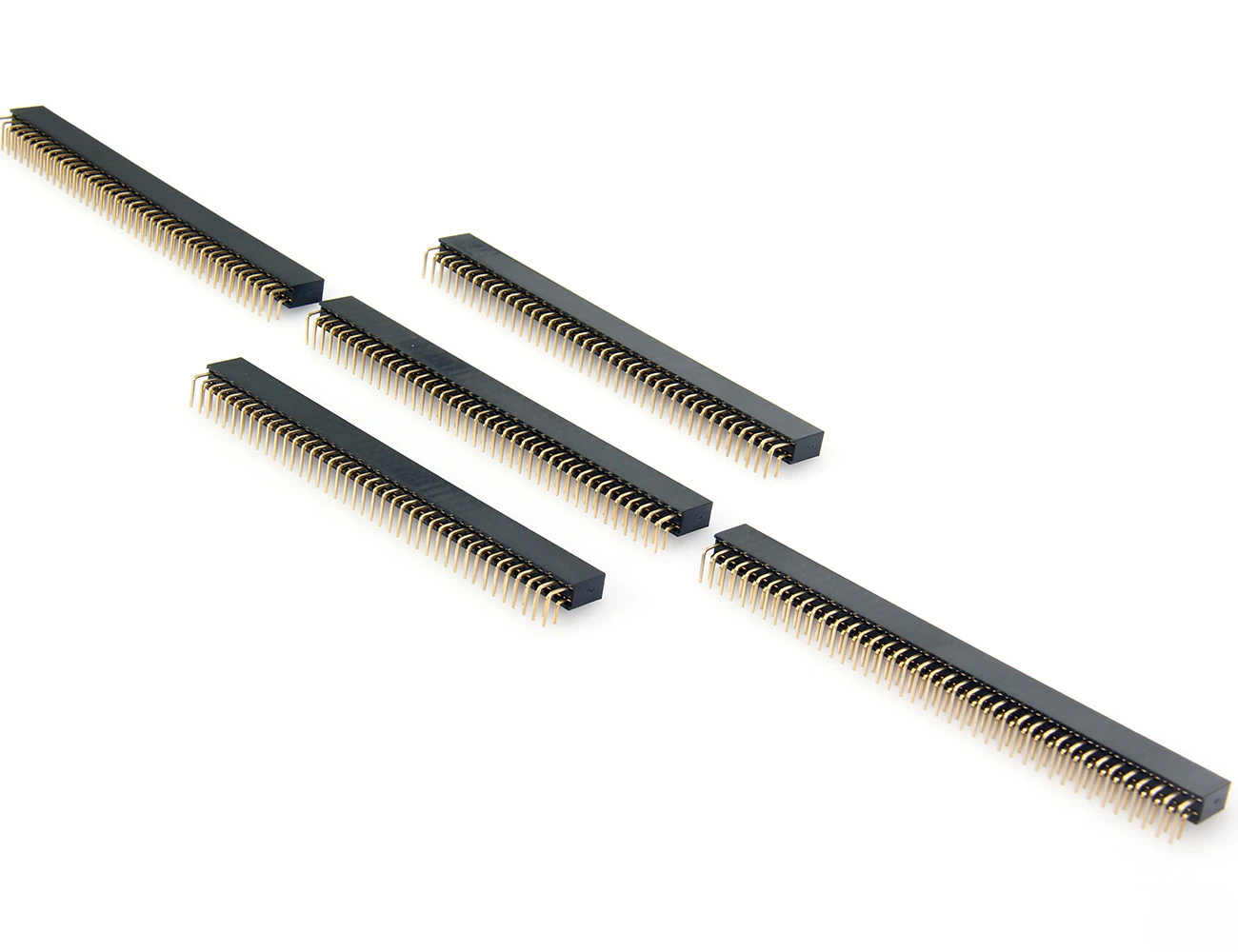 2x40 Pin 2.00mm Dual Row DIP Pcb Type Right Angle Female Pin Header