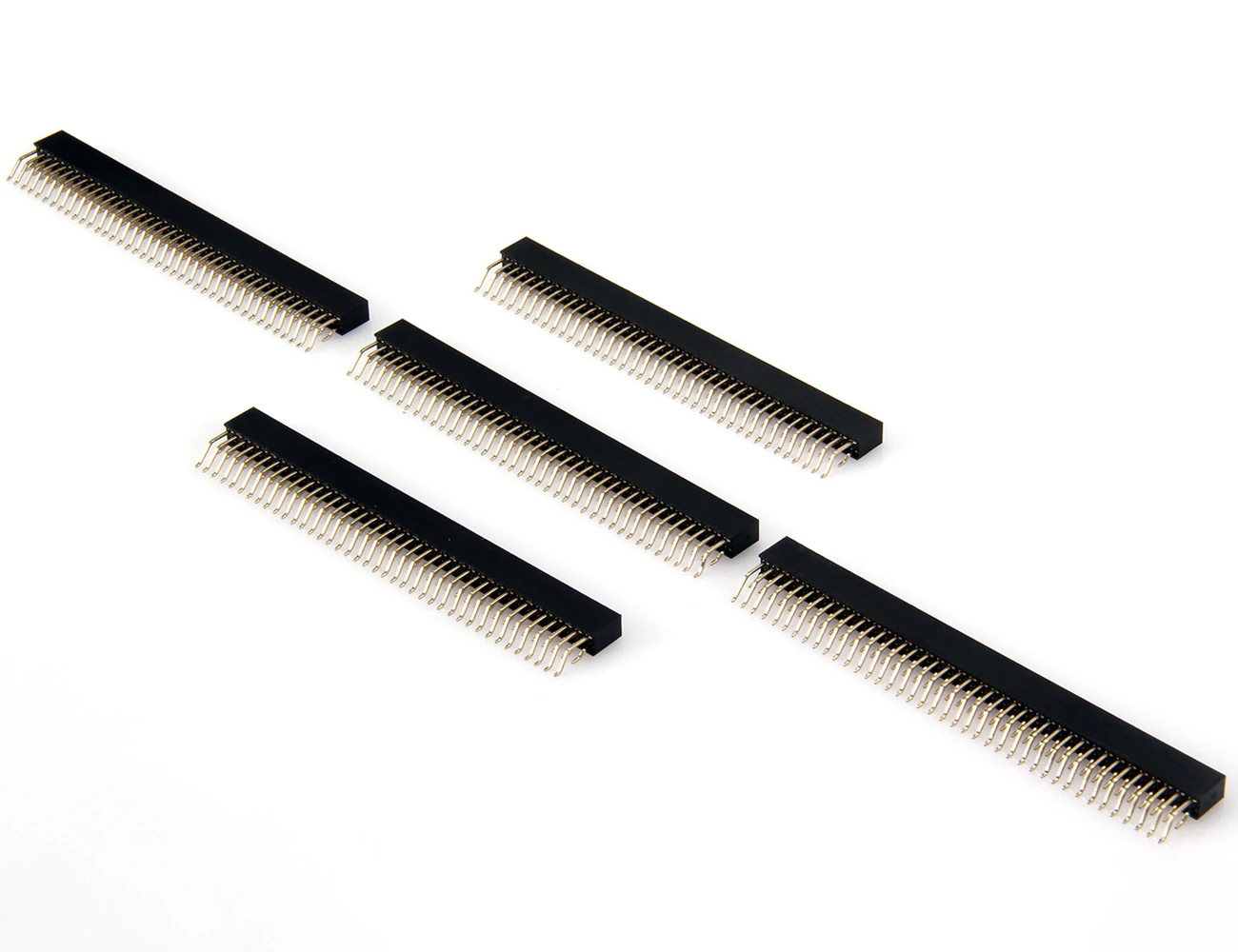 2x40 Pin 2.00mm Dual Row SMD Pcb Type Right Angle Female Pin Header