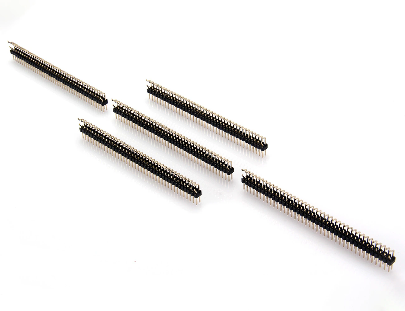 2x40 Pin 2.00mm Dual Row SMD Pcb Type Right Angle Male Pin Header