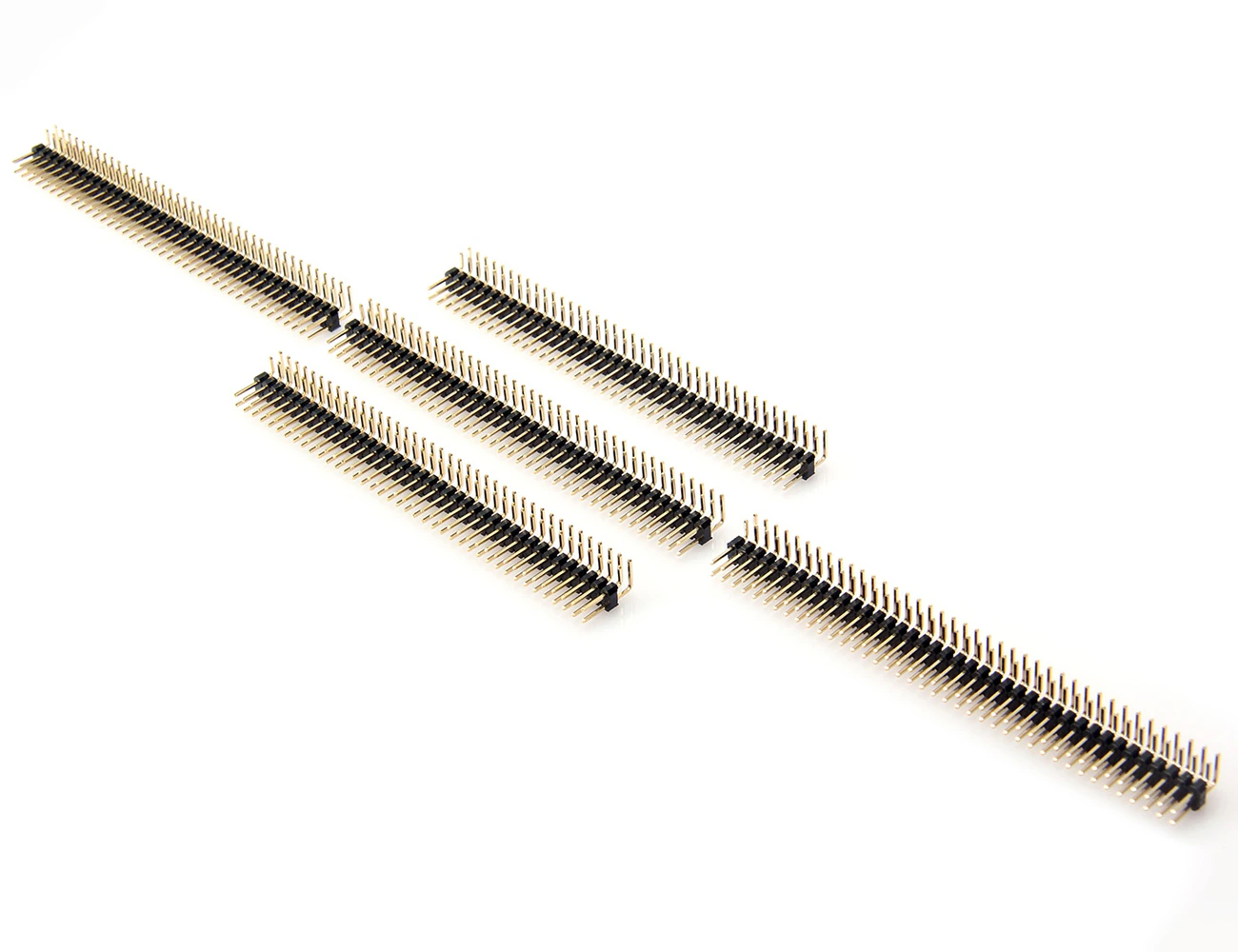 2x40 Pin 2.54mm Dual Row DIP Pcb Type Right Angle Male Pin Header