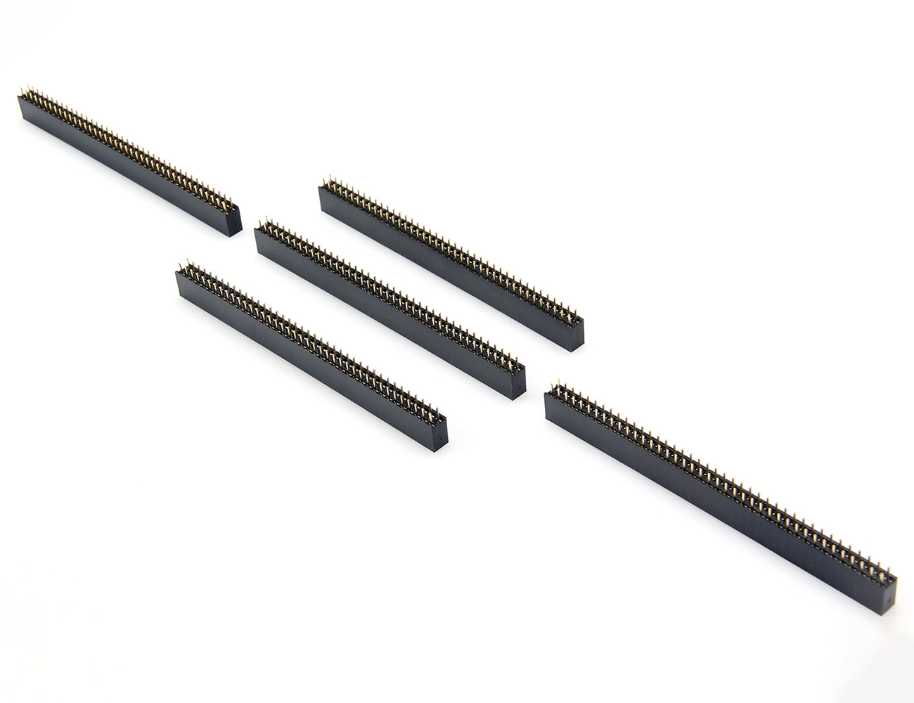 2x40 Pin 2.54mm Dual Row DIP Pcb Type Straight Female Pin Header