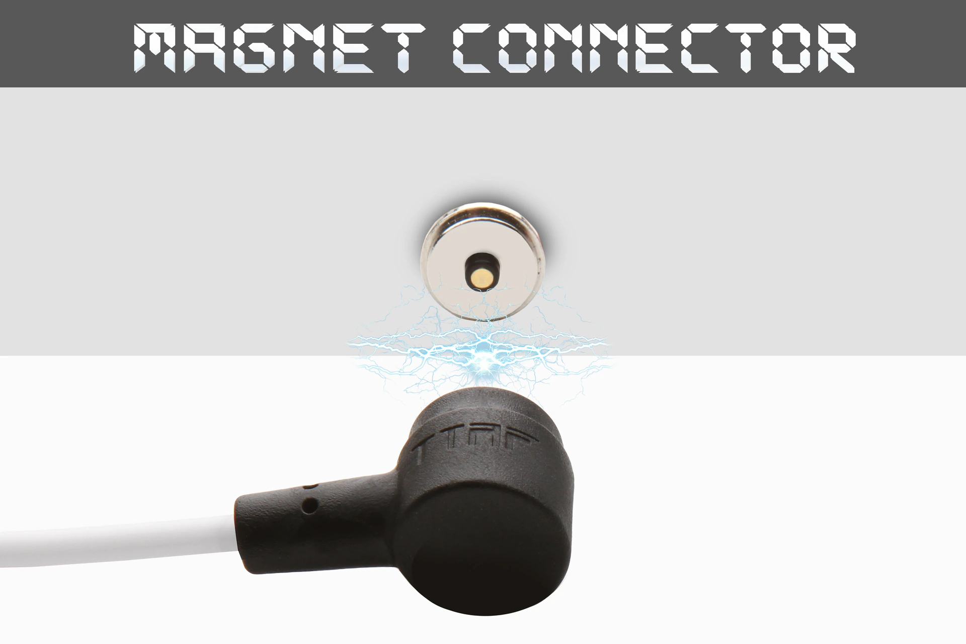 7.4 mm 2 Pin Panel Mount Male Magnetic Connector