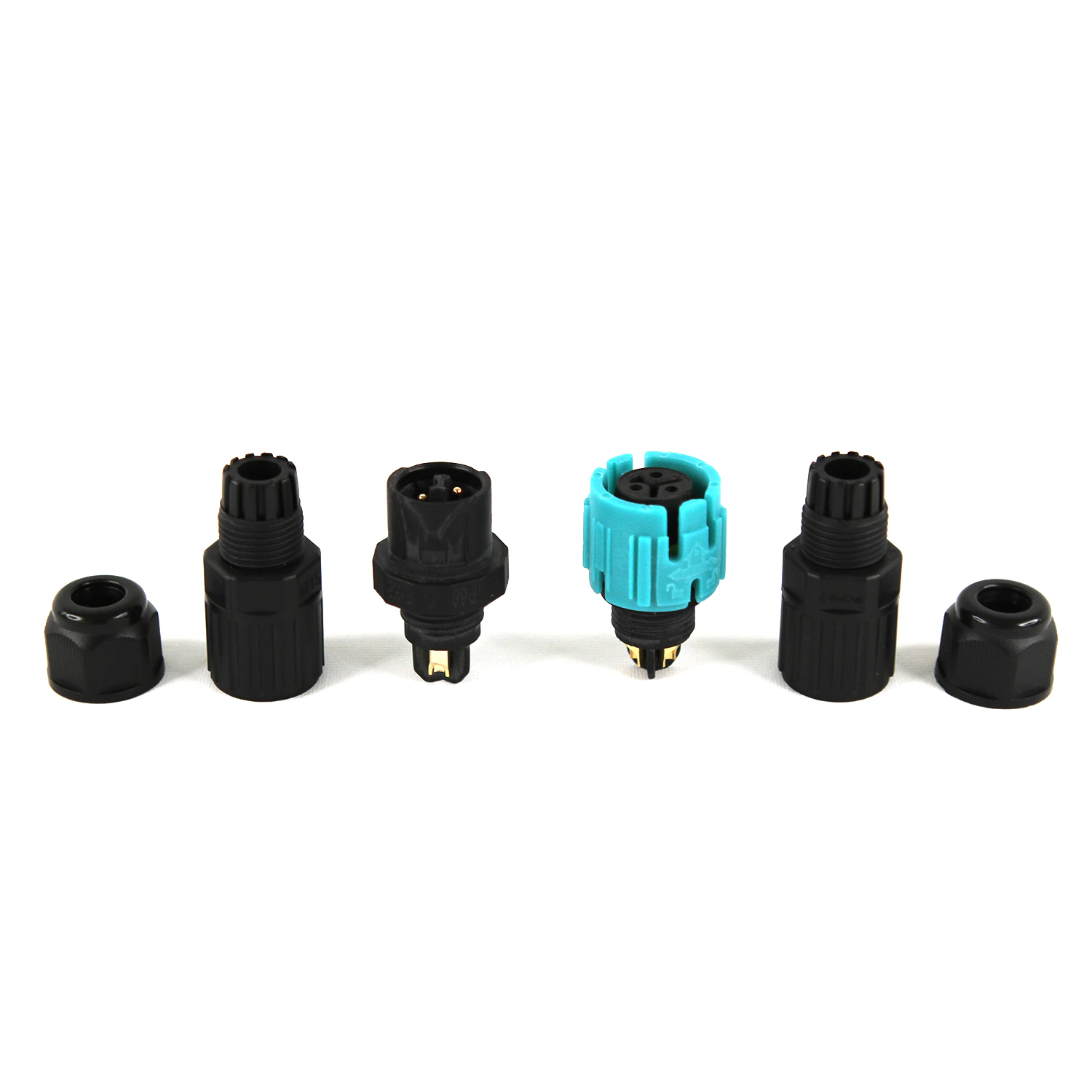 3 Pin Solder Type Female-Male Waterproof I Connector