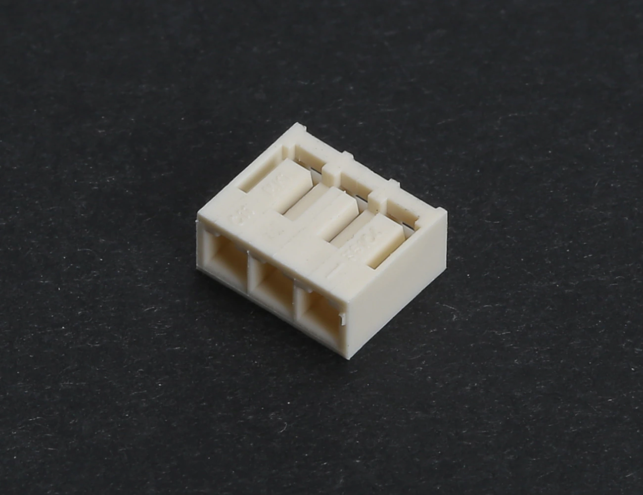 3 Pin Female Connector 2.5mm Pitch Board Natural