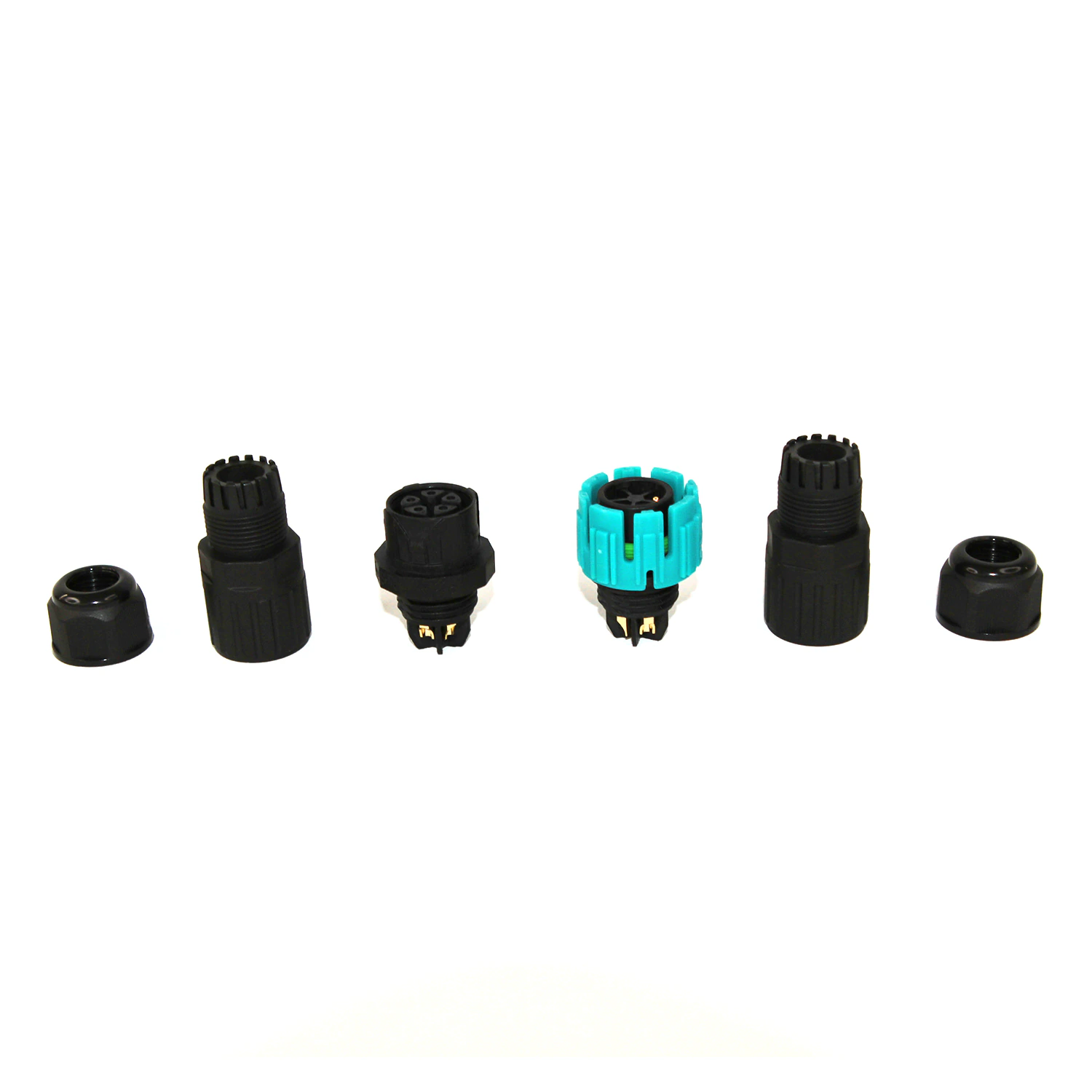 5 Pin Solder Type Female-Male Waterproof I Connector