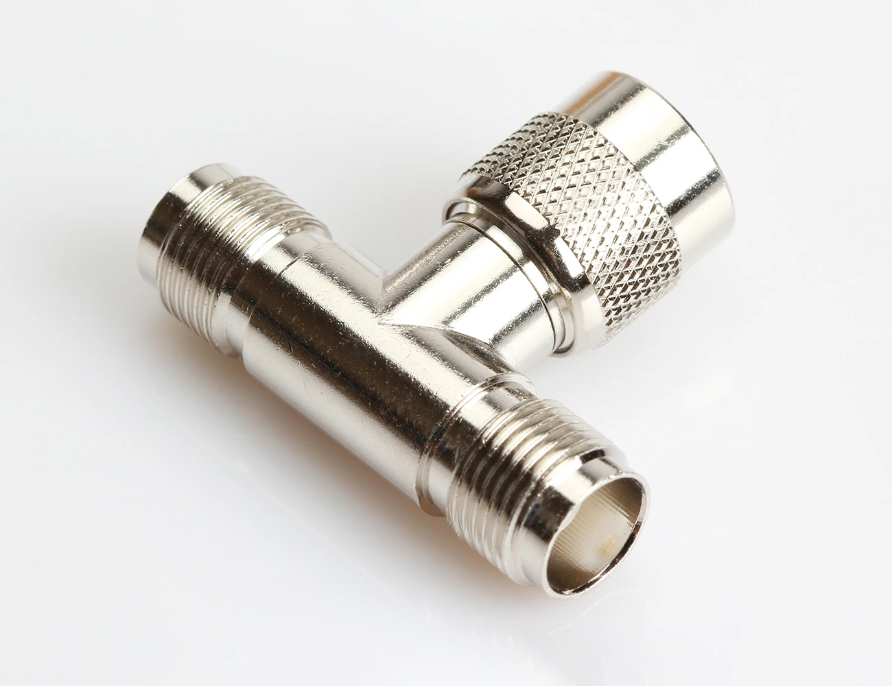 Double Female to Male T Adaptor