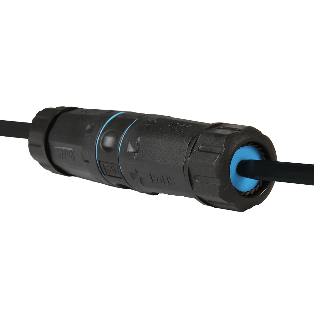 Field Mounting Waterproof RJ45 Straight Connector