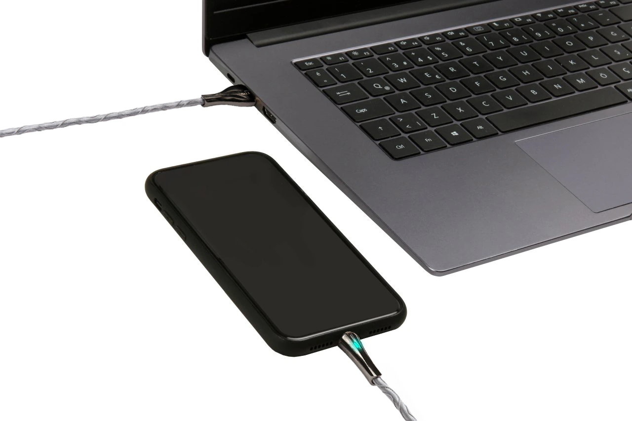 Lightning Led Light Gray Cable