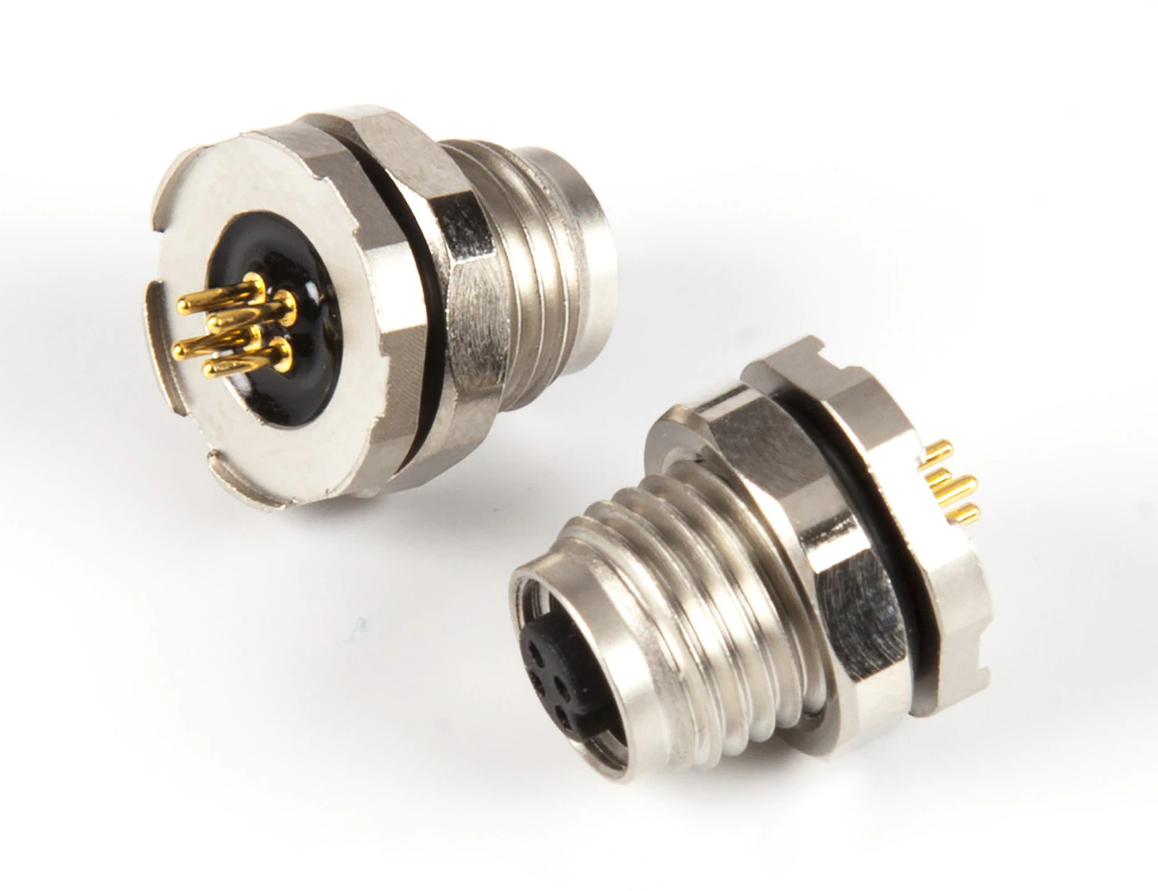M5 4 Pin Cırcular Female Connector