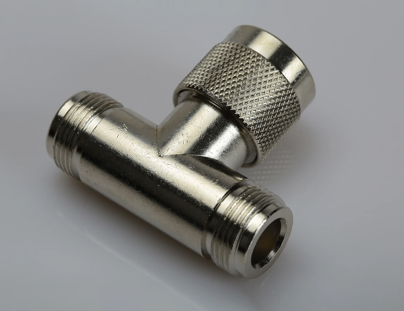 N Double Female to Male T Adaptor