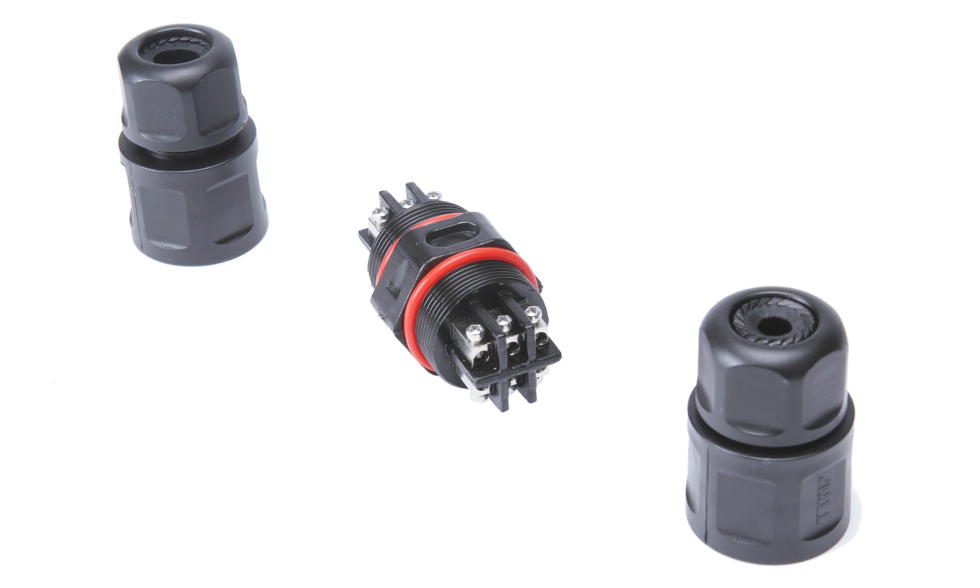 Waterproof 6 Pin Connector With Screw Connection