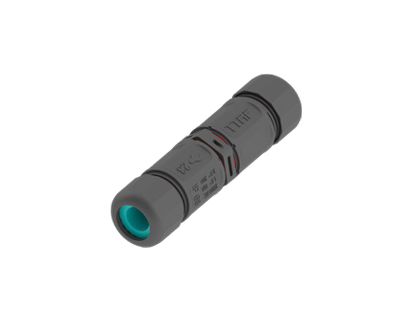Waterproof OD:14 Straight Connector with Screw Connection